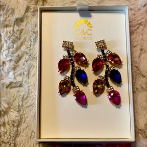 C&C California Christmas bulb earrings